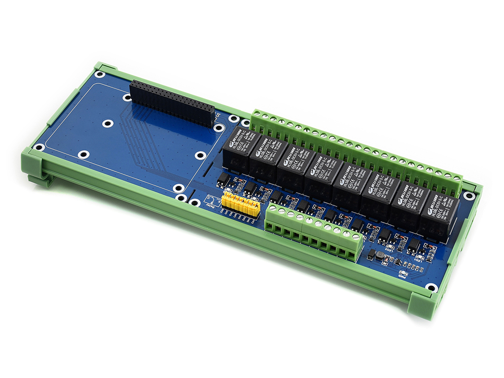 Raspberry Pi 4B with Waveshare 8-Channel Relay Module